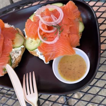 Argonaut Coffee And Provisions - Lox bagel - American Near Me - Coloma, California Argonaut Coffee And Provisions - Lox bagel - American Near Me - Coloma, California