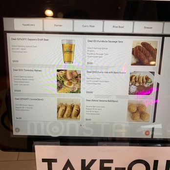 Monsta Ramen - Specials - Japanese Curry Near Me - San Diego, California