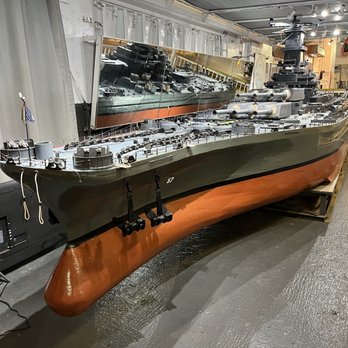 USS Lexington Museum - Huge model of battleship USS South Dakota. - Museums Near Me - Corpus Christi, Texas