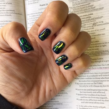 Nails By JoLe - Shattered glass is my signature look (but I'll let you borrow it ) - Nail Salons Near Me - Newport Beach, California
