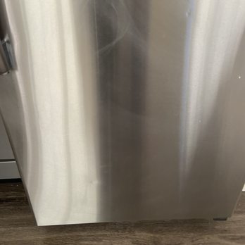 Windsor at Meridian - The dented and scratched up refrigerator. - Apartments Near Me - Englewood, Colorado Windsor at Meridian - The dented and scratched up refrigerator. - Apartments Near Me - Englewood, Colorado