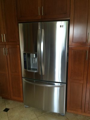 LG/Samsung Fridge Repair - Chill Restored: Tackled a tricky situation with a malfunctioning evaporator fan that left this fridge warm and food at risk. With expert diagnostics and a swift fan replacement, we've brought back the cold, ensuring this fridge keeps everything perfectly chilled. Your kitchen's cornerstone is now running smoothly again!