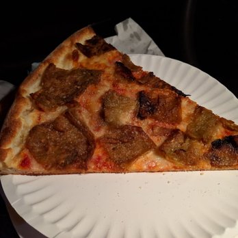 More Home Slice Pizza - Eggplant & Romano Slice, $4.25 prior to tax - Pizza Near Me - Austin, Texas More Home Slice Pizza - Eggplant & Romano Slice, $4.25 prior to tax - Pizza Near Me - Austin, Texas