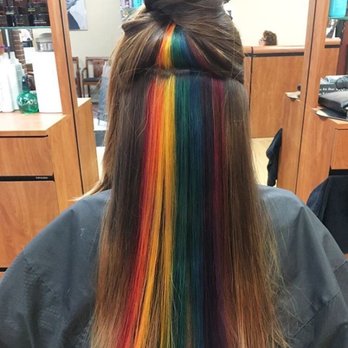 Philip's Salon - Here's the rainbow hair I was talking about. - Hair Salons Near Me - Boston, Massachusetts