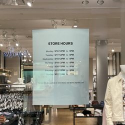 Express - Clearly states 8p closing today