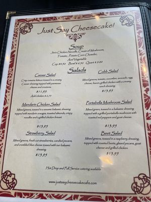 Menu photo 1 Just Say Cheesecake North Tonawanda, NY Menu photo 1 Just Say Cheesecake North Tonawanda, NY
