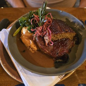Pickled Radish Provisions - Meatloaf wrapped in bacon with mashed potatoes - Steakhouses Near Me - Eureka, Illinois