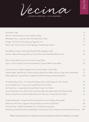 Menu photo 6 Vecina Phoenix, AZ