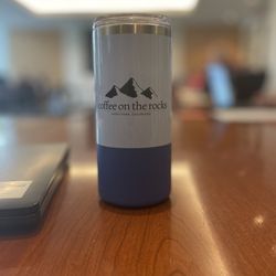 Coffee on the Rocks - Travel cup, 2 years later. Glad I got it!!