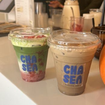 Chasen Matcha Bar - Strawberry fields, cookie crumble - Tea Rooms Near Me - Dallas, Texas Chasen Matcha Bar - Strawberry fields, cookie crumble - Tea Rooms Near Me - Dallas, Texas