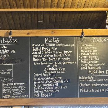 Old Hampton Store & Grist Mill - Menu - Barbeque Near Me - Linville, North Carolina