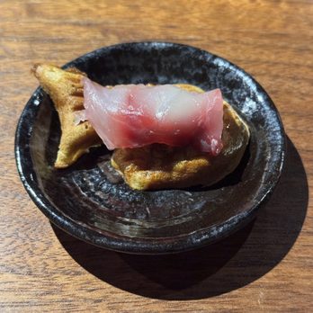 Matsu - The initial teaser - sashimi on a TAIYAKI. - Japanese Near Me - Oceanside, California