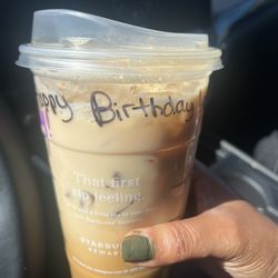 Starbucks - Watch out for the Birthday Grrl