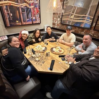 BJ's Restaurant & Brewhouse - Friends together for our Pizookie party! - New American Near Me - Vacaville, California BJ's Restaurant & Brewhouse - Friends together for our Pizookie party! - New American Near Me - Vacaville, California