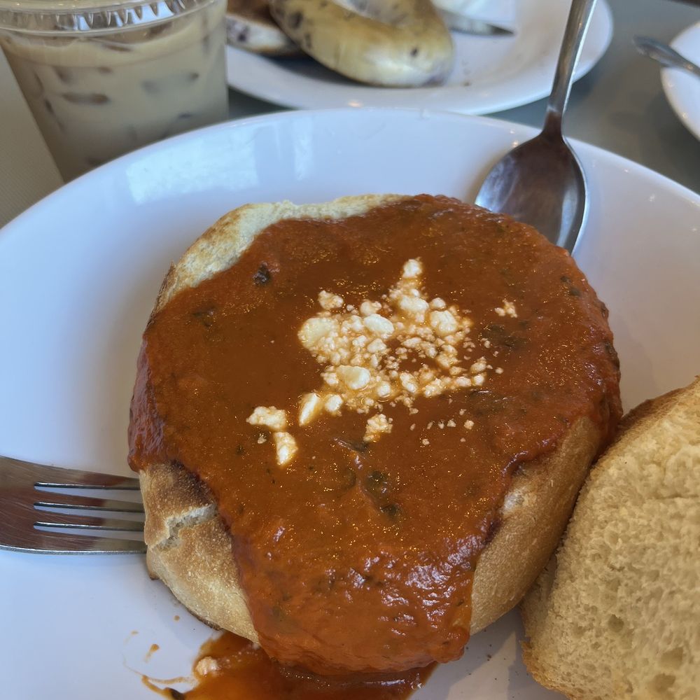 Hickory Bread Cafe - Tomato basil soup bread bowl - Cafes Near Me - Hickory, North Carolina Hickory Bread Cafe - Tomato basil soup bread bowl - Cafes Near Me - Hickory, North Carolina