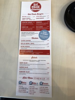 Menu photo 5 Hat Creek Burger Company Rowlett, TX