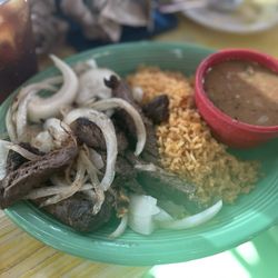 Castillo's Mexican Restaurant - Beef fajitas