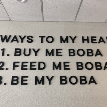 BobaLust Tea House - Interior sign - Bubble Tea Near Me - Tukwila, Washington