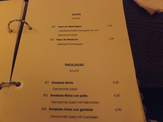 Menu photo 8 La Tasca de Don Jose Kiel, SH