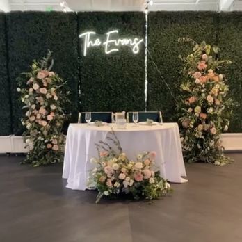 Ko Floral Designs - Sweetheart table with repurposed arch - Floral Designers Near Me - Santa Rosa, California Ko Floral Designs - Sweetheart table with repurposed arch - Floral Designers Near Me - Santa Rosa, California