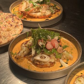 Kricket Soho - Prawn dish - Indian Near Me - London, XGL Kricket Soho - Prawn dish - Indian Near Me - London, XGL