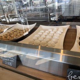 Exterior outside entrance of Trattoria Susanna - Cookie selection - Pierrefonds, Quebec Exterior outside entrance of Trattoria Susanna - Cookie selection - Pierrefonds, Quebec