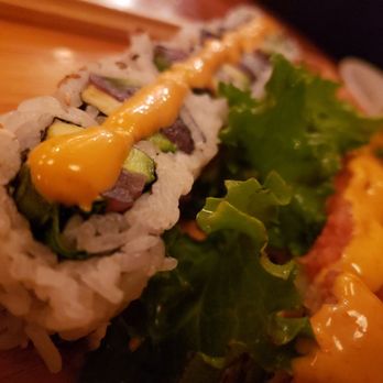Sushi Ukai - a close up of a sushi roll - Sushi Bars Near Me - La Grange, Illinois Sushi Ukai - a close up of a sushi roll - Sushi Bars Near Me - La Grange, Illinois