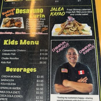 Kayao - Menu - Peruvian Near Me - Hollywood, Florida