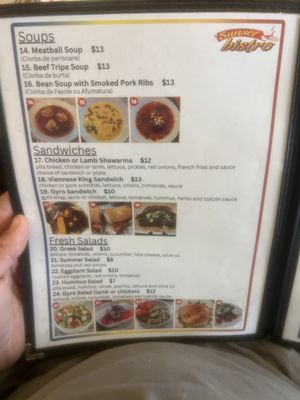 Menu photo 1 Sunset Bistro Renton, WA