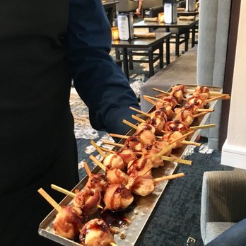 Mosaic Restaurant & Bar - Bacon-wrapped scallops. - Bars Near Me - San Diego, California Mosaic Restaurant & Bar - Bacon-wrapped scallops. - Bars Near Me - San Diego, California