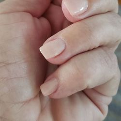 A&T Nails Spa - Dip manicure. Thin, smooth, not at all bulky.