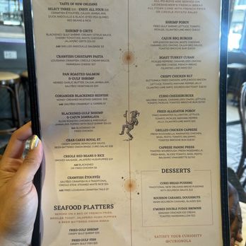 Curio Bistro - Menu as of September 2023 - Cajun/Creole Near Me - New Orleans, Louisiana Curio Bistro - Menu as of September 2023 - Cajun/Creole Near Me - New Orleans, Louisiana
