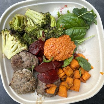 Terra Mediterrania - Lamb kebab bowl - Mediterranean Near Me - New York, New York Terra Mediterrania - Lamb kebab bowl - Mediterranean Near Me - New York, New York