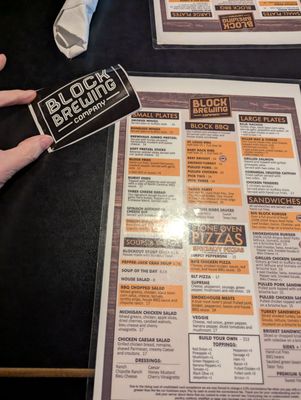 Menu photo 5 Block Brewing Howell, MI