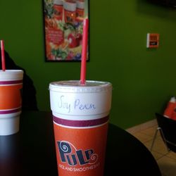 Pulp Juice And Smoothie Bar - Soy Peach Smoothie