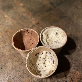 Caravaggio Gelato Lab - three cups of gelato - Gelato Near Me - Berkeley, California Caravaggio Gelato Lab - three cups of gelato - Gelato Near Me - Berkeley, California