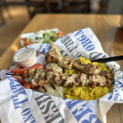 Nick The Greek - Souvlaki Plate