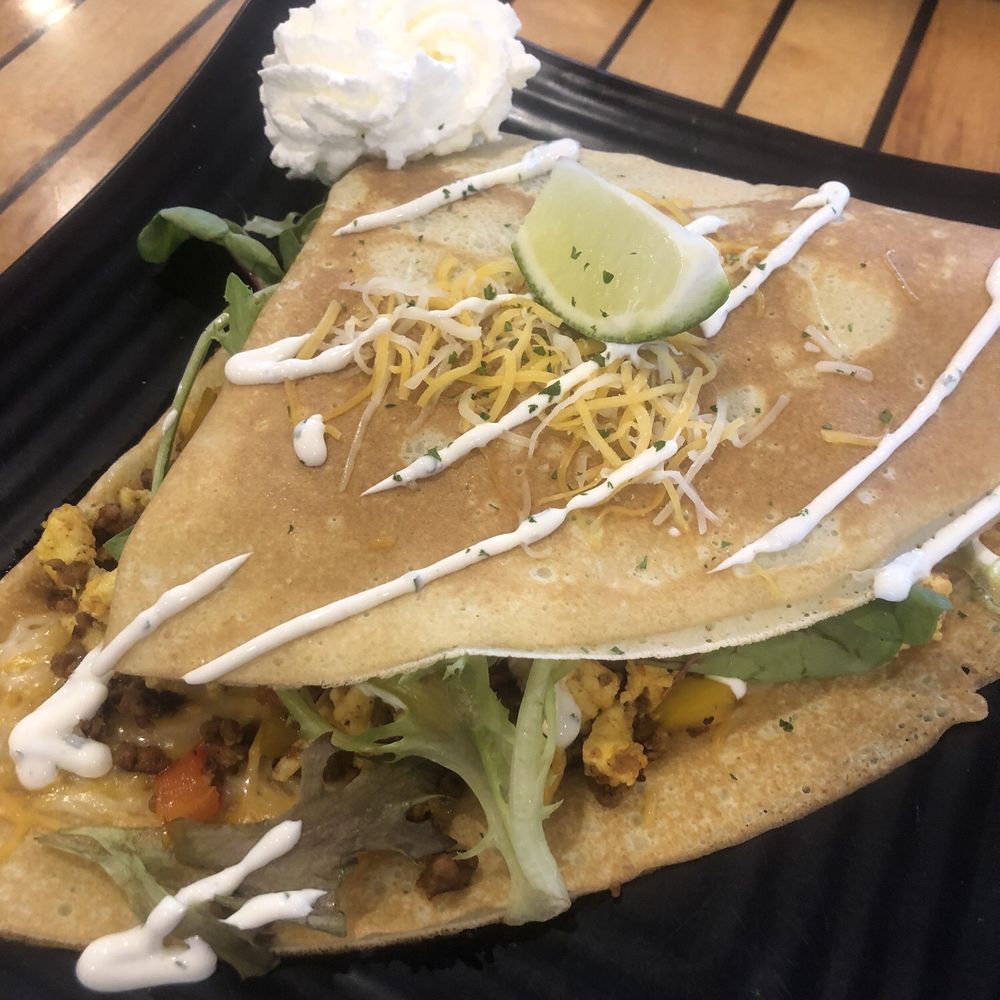 Our Crepes & More - Savory special with chorizo - Creperies Near Me - Wilmington, North Carolina Our Crepes & More - Savory special with chorizo - Creperies Near Me - Wilmington, North Carolina
