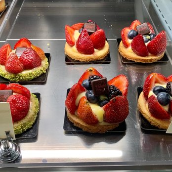 Delight Pastry - Fruit tart and Angelica (left) - Desserts Near Me - Pasadena, California Delight Pastry - Fruit tart and Angelica (left) - Desserts Near Me - Pasadena, California