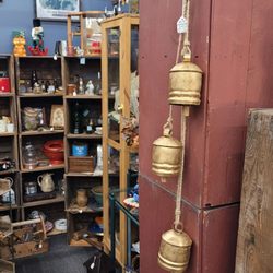 Antique Marketplace - Brass bells (bought for Christmas decor) - not sure if truly vintage, but still cute.