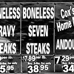 Cox's Meat Market - Menu prices might be different over time