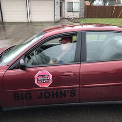 Big John's Driving School - This guy made a blind U-turn right in front of me and I missed hitting him by inches.