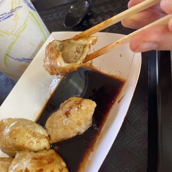 Dumpling & Noodle Cart - Inside of chicken dumpling - Noodles Near Me - Richmond, Virginia Dumpling & Noodle Cart - Inside of chicken dumpling - Noodles Near Me - Richmond, Virginia