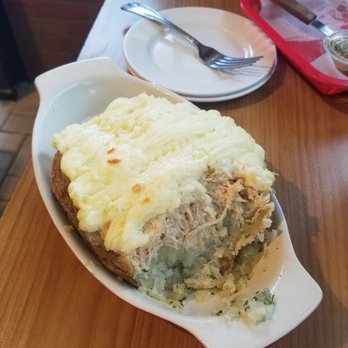 Mrs Potato - Stuffed potato with chicken catupiry. Enough for 2 and only $10. Wow! - Brazilian Near Me - Orlando, Florida Mrs Potato - Stuffed potato with chicken catupiry. Enough for 2 and only $10. Wow! - Brazilian Near Me - Orlando, Florida