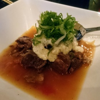 Gochi - Mountain View - Gyutan Kakuni ("Braised & Steamed," $14.50) - 4.5 stars. Braised beef tongue - very delicious, soft meat! Thurs dinner 2017-07-20 - Japanese Near Me - Mountain View, California Gochi - Mountain View - Gyutan Kakuni ("Braised & Steamed," $14.50) - 4.5 stars. Braised beef tongue - very delicious, soft meat! Thurs dinner 2017-07-20 - Japanese Near Me - Mountain View, California