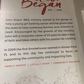 4 Rivers Smokehouse - Community - Barbeque Near Me - Jacksonville, Florida