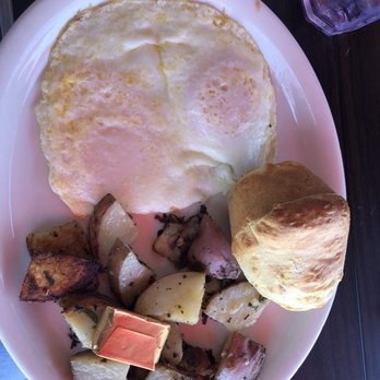 Millie's Cafe - Pasadena - Basic eggs, potatoes and biscuit plate. - Breakfast & Brunch Near Me - Pasadena, California