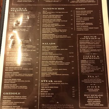 The Smith - Brunch menu - New American Near Me - New York, New York