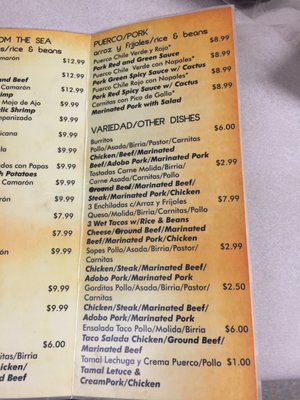 Menu photo 3 La Mexicana Antigo, WI Menu photo 3 La Mexicana Antigo, WI