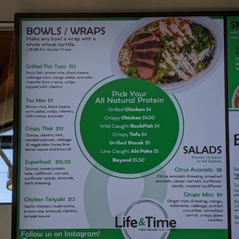 Life & Time: Free Range Fast Food - Menu (1 of 4) - Fast Food Near Me - Bend, Oregon Life & Time: Free Range Fast Food - Menu (1 of 4) - Fast Food Near Me - Bend, Oregon